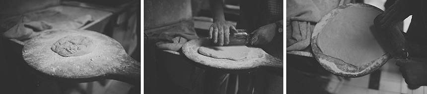 Reportaje fotográfico de Fernando Berani fotógrafo de bodas horneando pan en casa