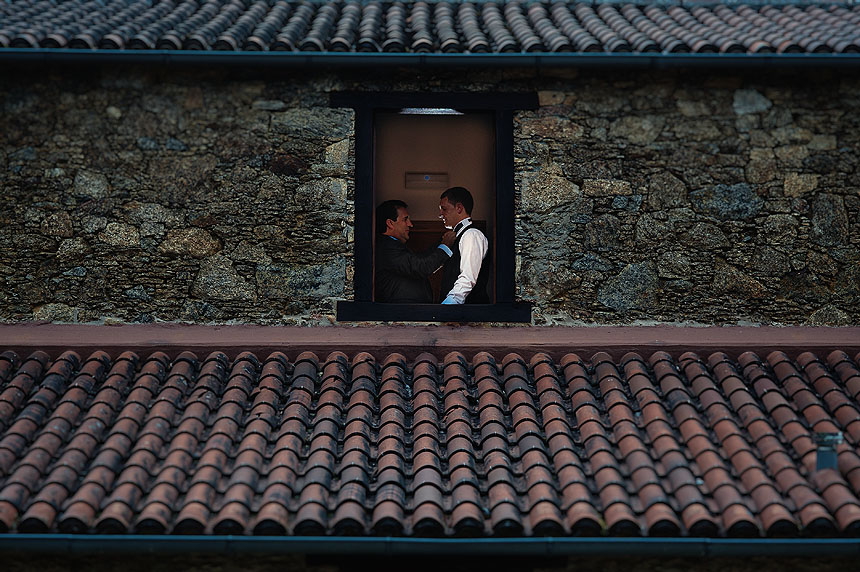 Fotos de boda en la Casa Rural A Ponte de Boimorto