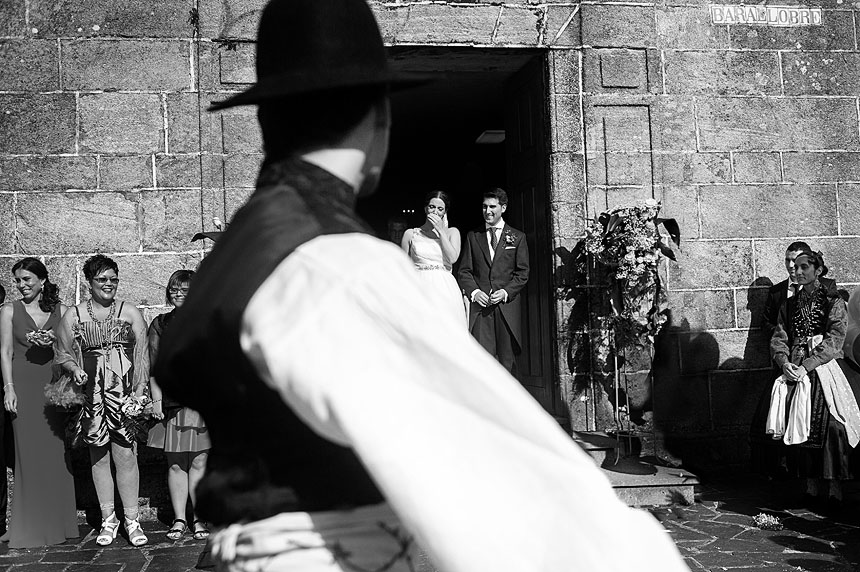 Sesión de fotos de boda el Pazo de San Fernando de Coruña